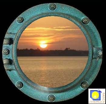 Por do sol na amazonia.