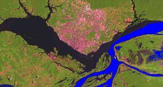 manaus vue satellitaire