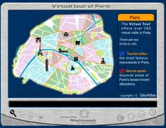 Mapa PARIS